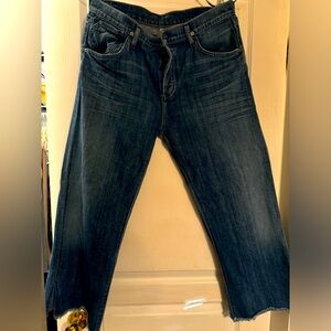 Citizens of Humanity wide leg ankle crop jeans size 30